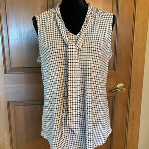 Adrianna Papell Top M Black/Cream